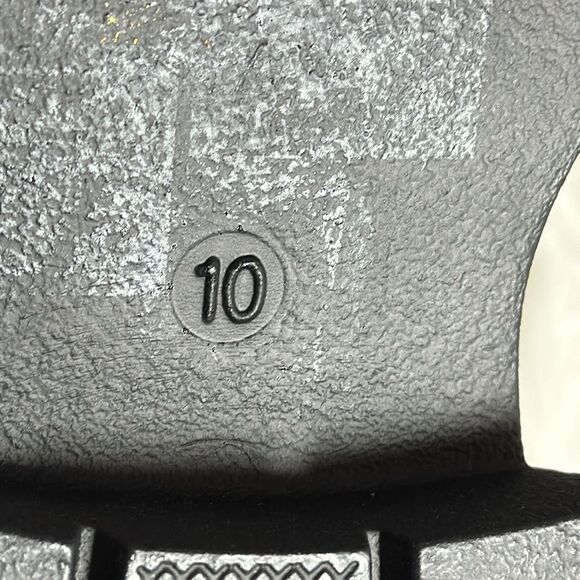 Jeffrey Campbell NWOT Lug Sole Chelsea Black Rain Booties Sz 10 - Picture 6 of 7